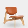 Tom Dixon Lounge Chairs*Slab Natural Wood Lounge Chair