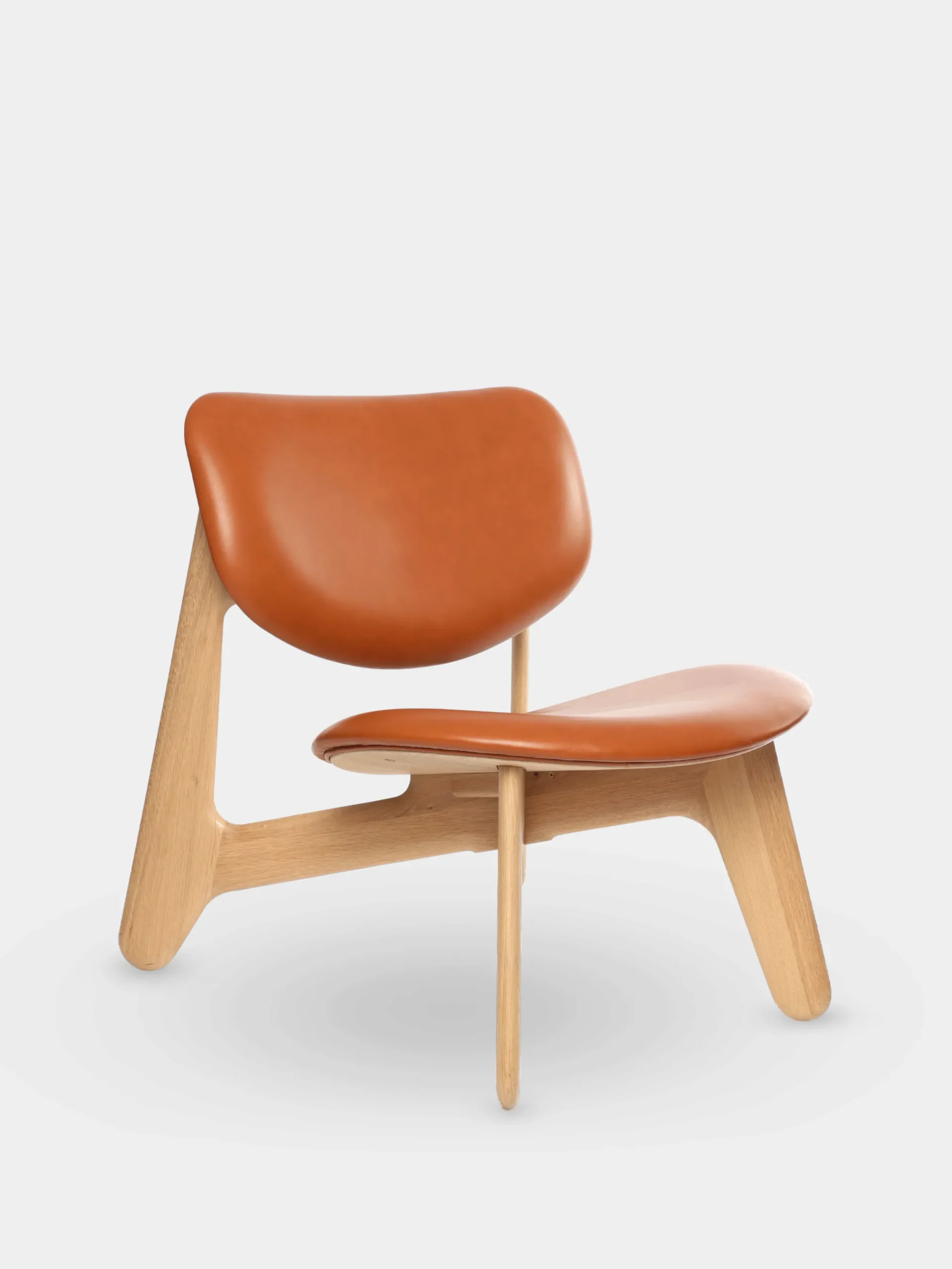 Tom Dixon Lounge Chairs*Slab Natural Wood Lounge Chair