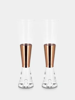 Tom Dixon Glassware*Tank Champagne Glasses Set